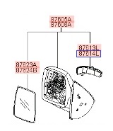 Поворотник левого зеркала Porter 2 (Modern, Premium) 876134F600